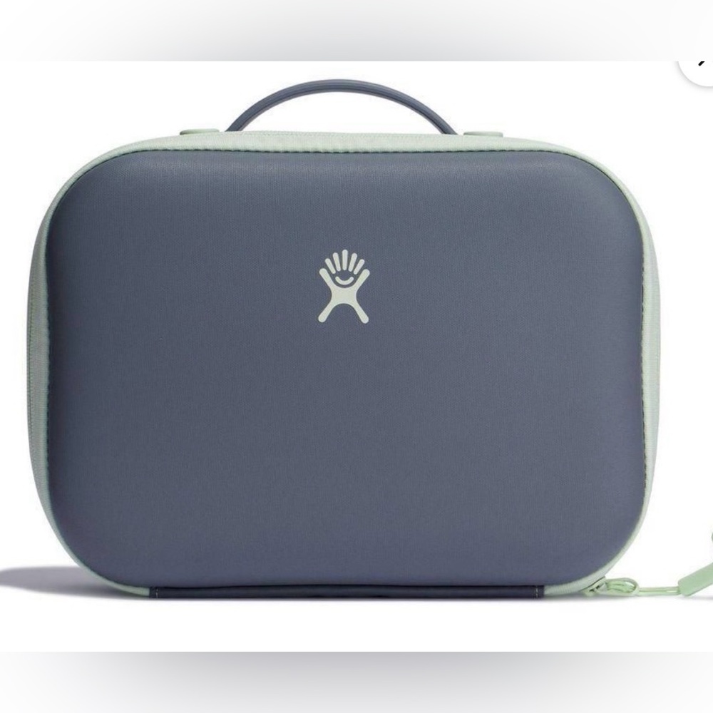 Hydro Flask Travel Case in Slate Blue with Mint Trim